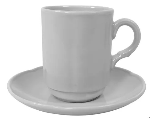 [TCM PR BCO + PC PR BCO] Taza Capuchino C/Plato xunid. - Linea Provenza