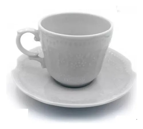 [JTPC MO BCO] Pocillo Café C/Plato XUnidad - Linea Mozart