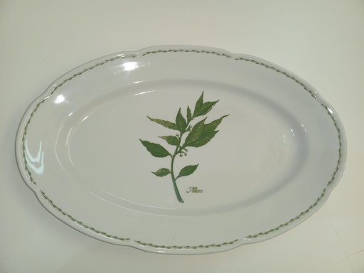 Fuente Oval 38cm-Provenza Hierbas