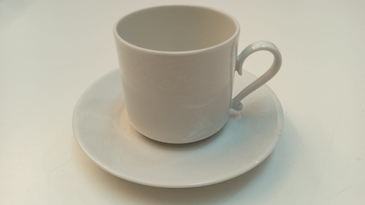 Taza te  C/Plato x Unidad - Maria Sogno Bianco